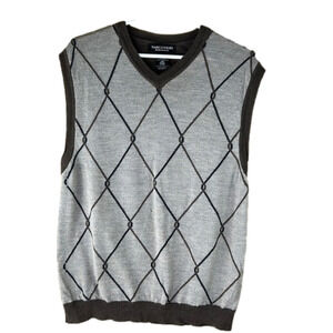 Marco Fiori Italian Wool Argyle Vest